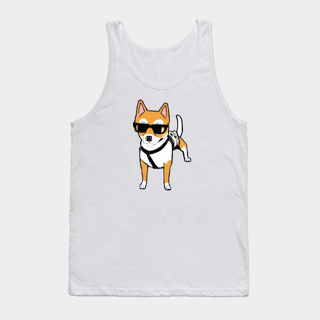 Cool Shiba Inu Tank Top by etherElric